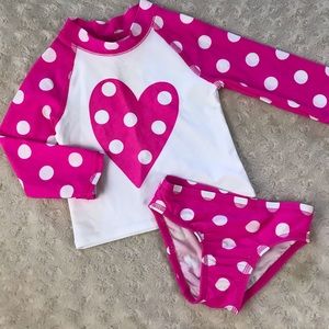 The Children’s Place Rashguard Swimsuit Set 2T